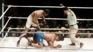 ilustrasi duel jack dempsey vs luis firpo