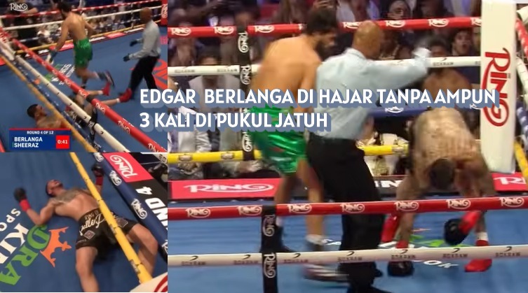 edgar berlanga di hajar oleh hamzah sheeraz