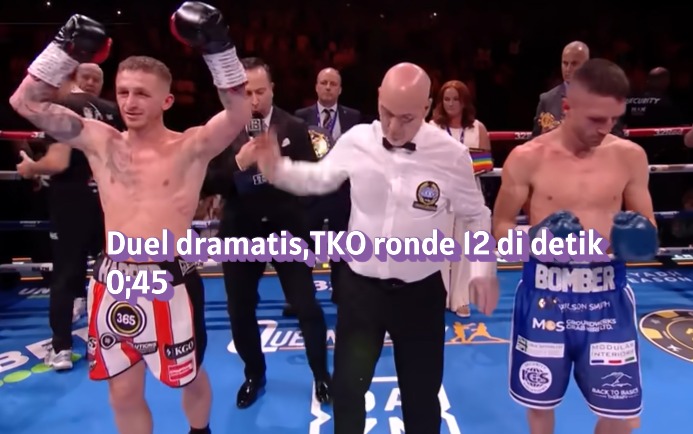 Ryan garner menang TKO atas Belloti di ronde ke 12