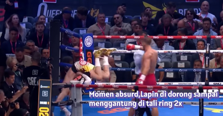 insiden lucu antara daniel lapin vs lewis edmondson