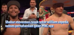 shakur stevenson pertahankan gelar WBC dari william zepeda