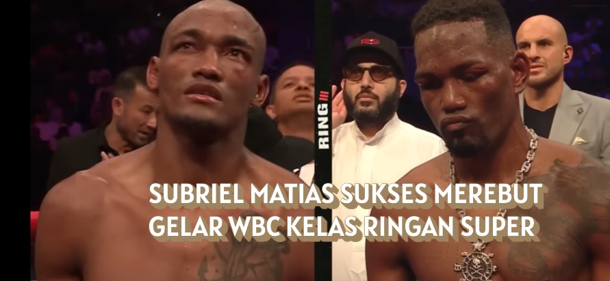 subriel matias rebut gelar WBC dari alberto puello