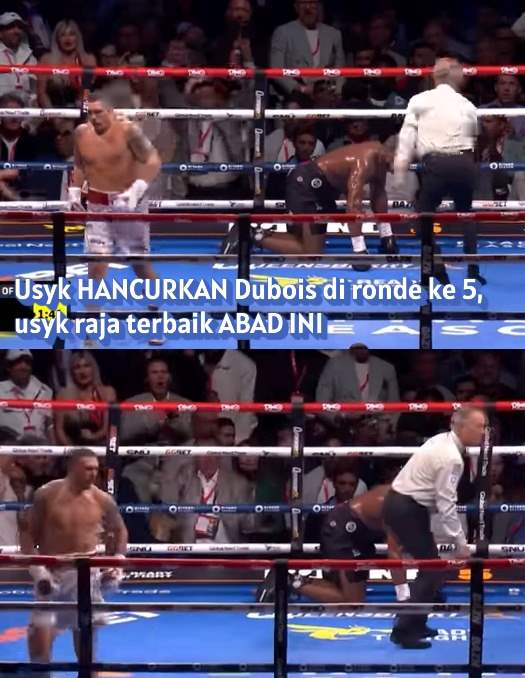 usyk KO dubois di peratrungan rematch