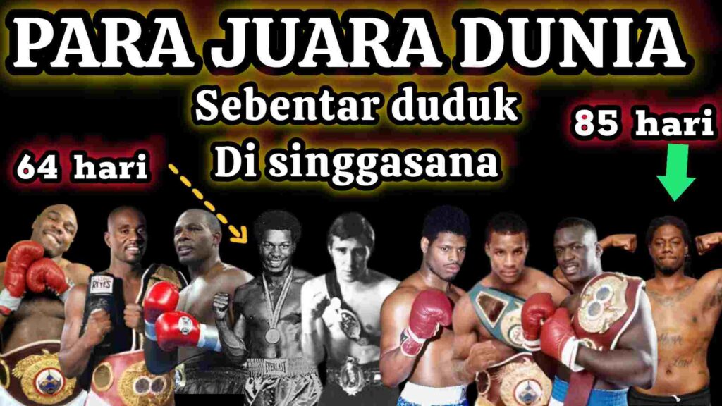 Para Juara Dunia Tinju dengan Masa Keemasan yang Singkat