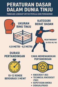 infogarfik peraturan dasar dalam tinju