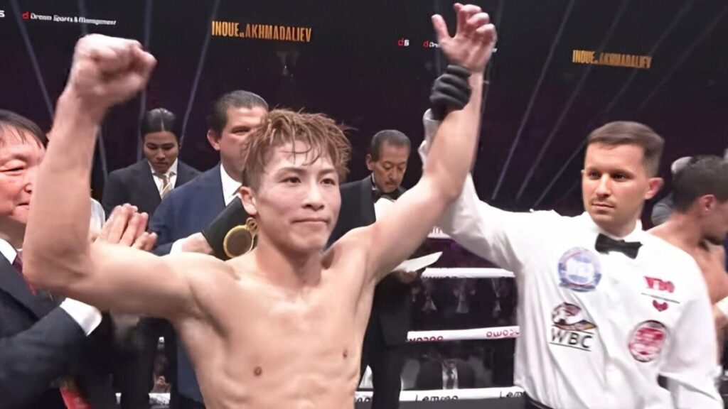 naoya inoue pertahankan gelar melawan akhmadaliev