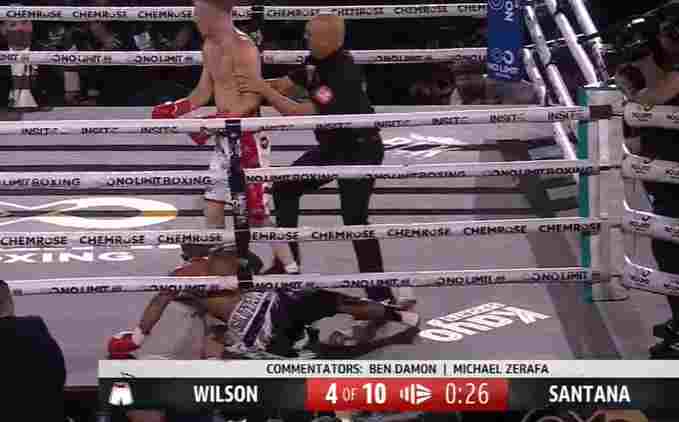 sanatan dipukul jatuh wilson ronde 4