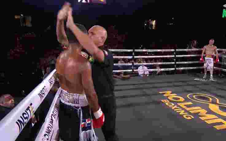 liam wilson menang TKO atas santana