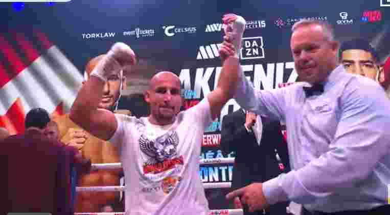 mazlum akdeniz menang TKO atas anthony soto 