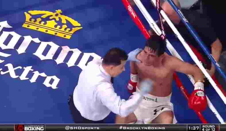 morales di pukul jatuh ronde 4