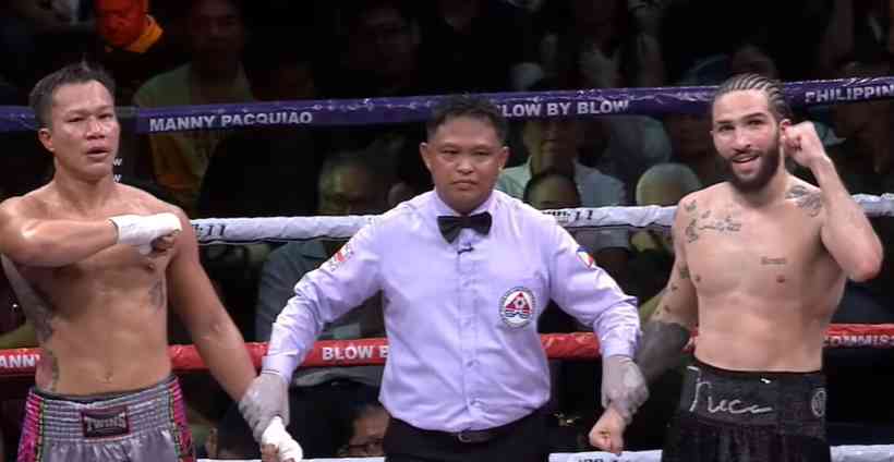 Nico Ali walsh di tahan imbang oleh klinson