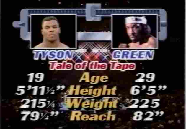 mitch green vs mike tyson 1986