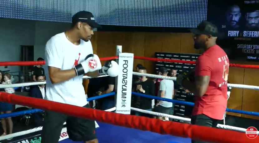 jordan thompson latihan sebelum pertarungan