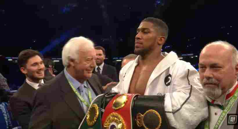 anthony joshua menang atas joseph parker