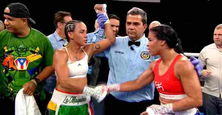 lozada menang angka atas melissa selama 8 ronde