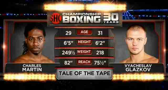 frank martin vs vyacheslav glazkov 2016