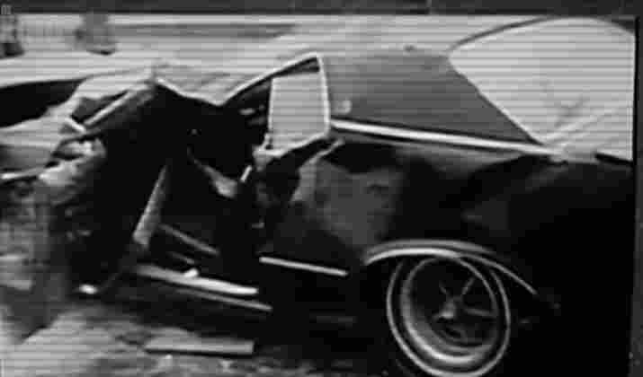 mobil billy collins jr saat kecelakaan