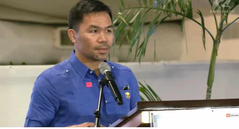 manny pacquiao menjabat senator