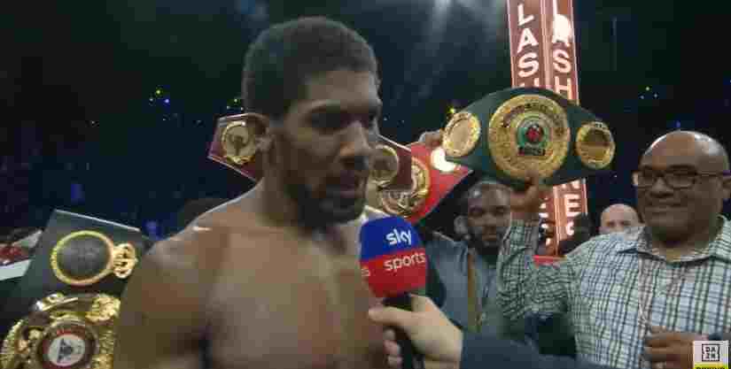 anthony joshua kembali rebut gelarnya
