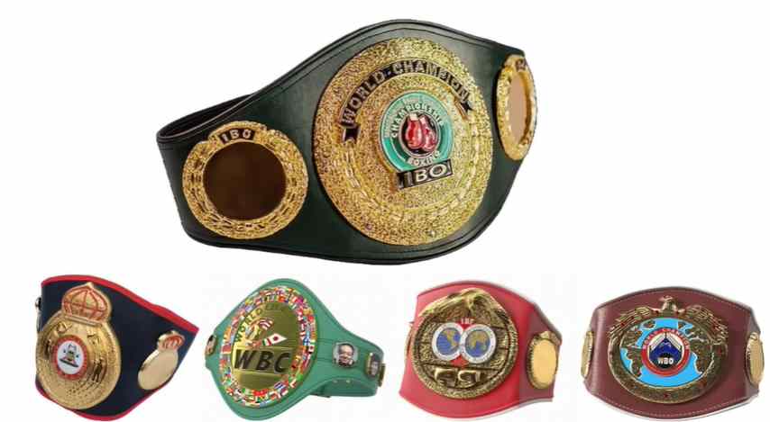 Sabuk IBO,WBA,WBC,IBF dan WBO
