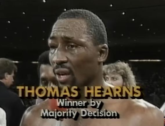 hearns juara pertama WBO menang atas james kinchen