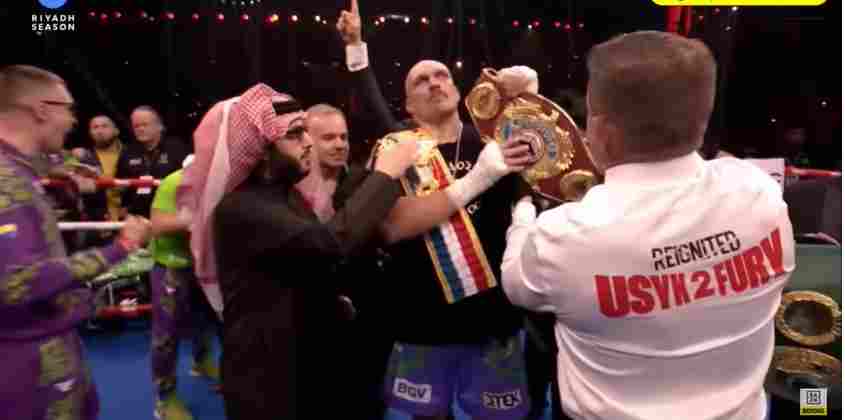 usyk mempertahankan gelar nya atas fury