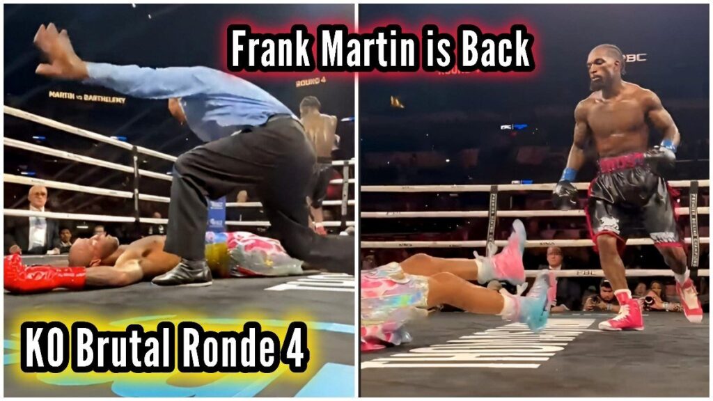 Frank martin KO brutal barthelemy