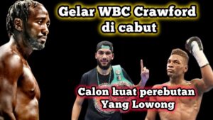 WBC resmi cabut gelar terence crawford