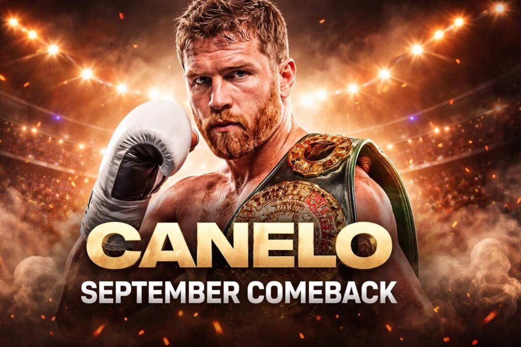 Canelo comeback 12 september 2026