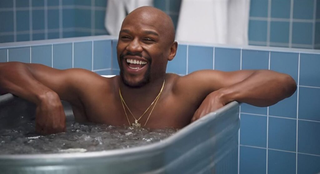 mayweather tertawa di kabarkan bangkrut