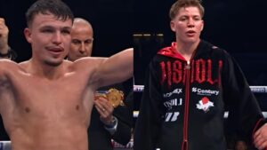 giorgio visioli dan george liddard menang di cooper box arena