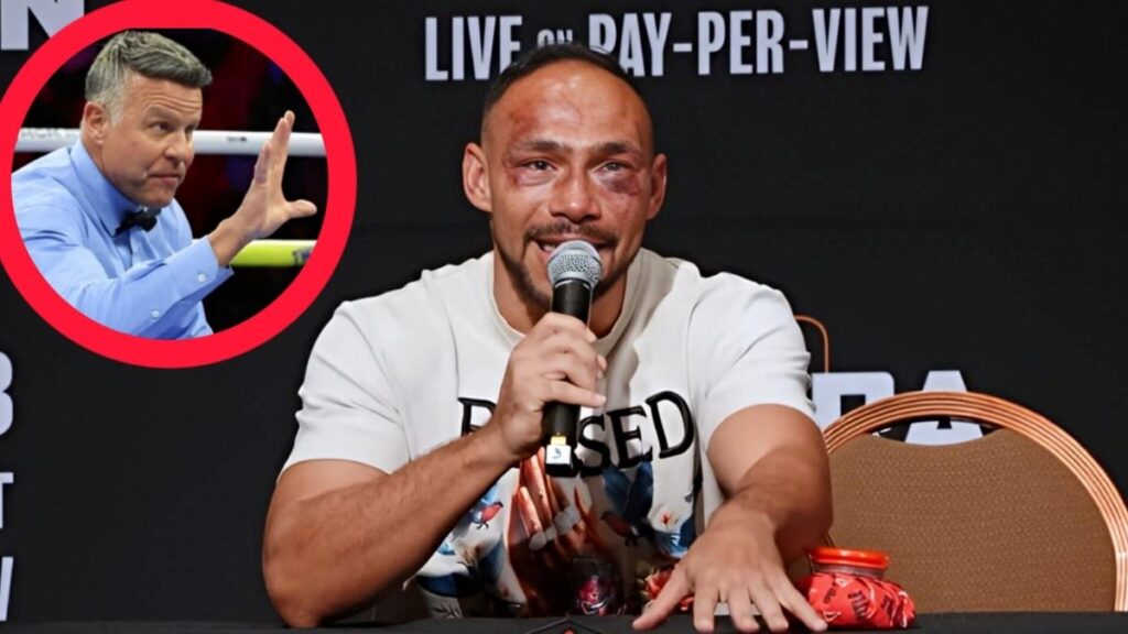 Thurman emosi pada wasit karena di hentikan