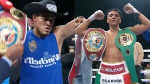 Navarrete Brutal! Dua Sabuk Disapu, Nunez Di Paksa Menyerah di Ronde 11 Navarrete sapu sabuk nunez ronde 11