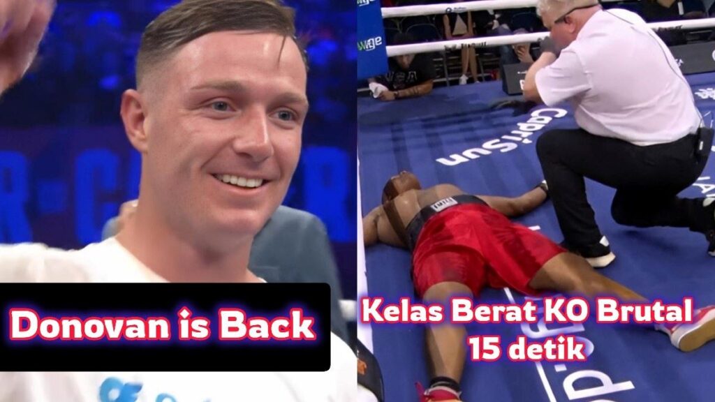 Paddy Donovan menang, Viktor jurk KO brutal 15 detik