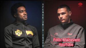 Errol Spence Tolak Jabat Tangan Tim Tszyu, Tersinggung Ancaman Soal Matanya Face off terakhir Spence vs Tszyu sebelum bentrok
