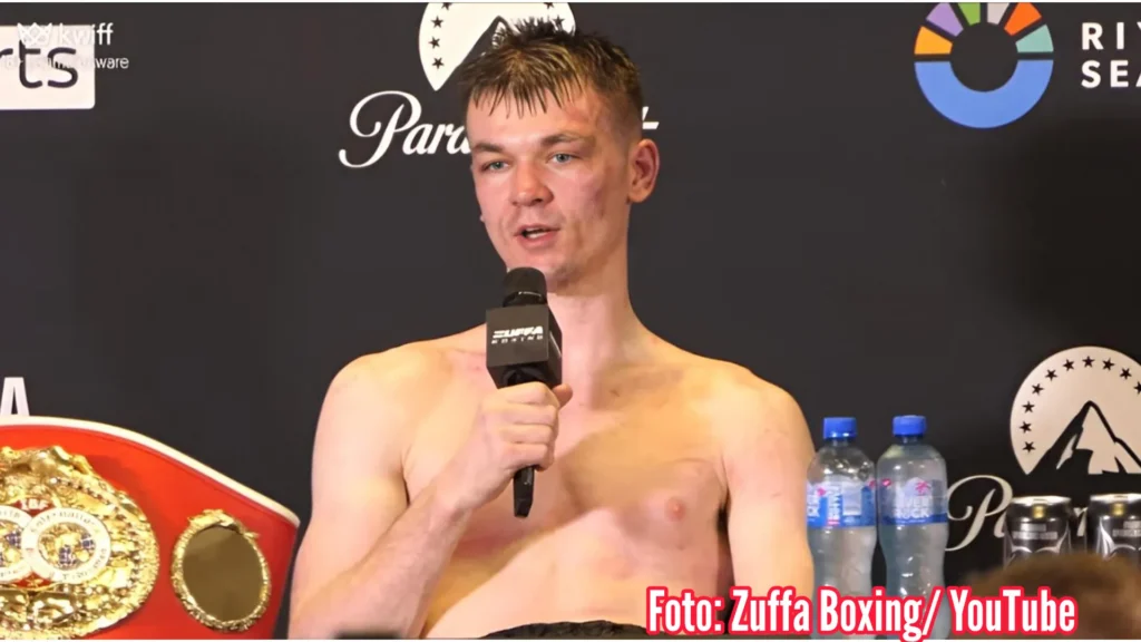 Konfrensi pers Aaron McKenna usai juara IBF