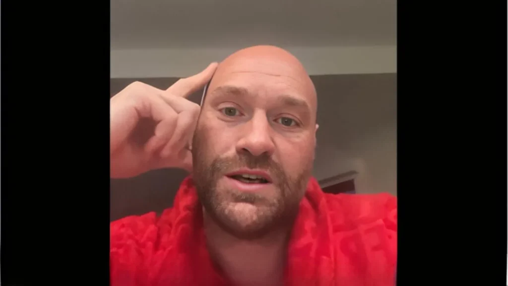 Tyson Fury bela Dana White