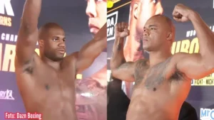Hasil timbang badan Wardley vs Dubois 2