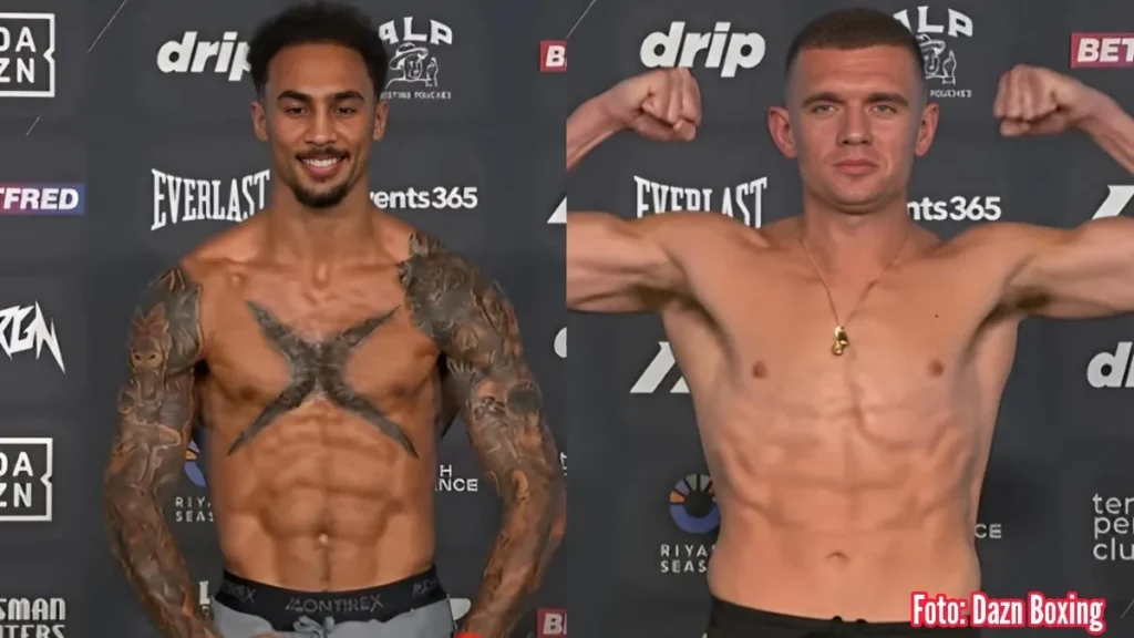 Hasil timbang badan Whittaker vs Wallace